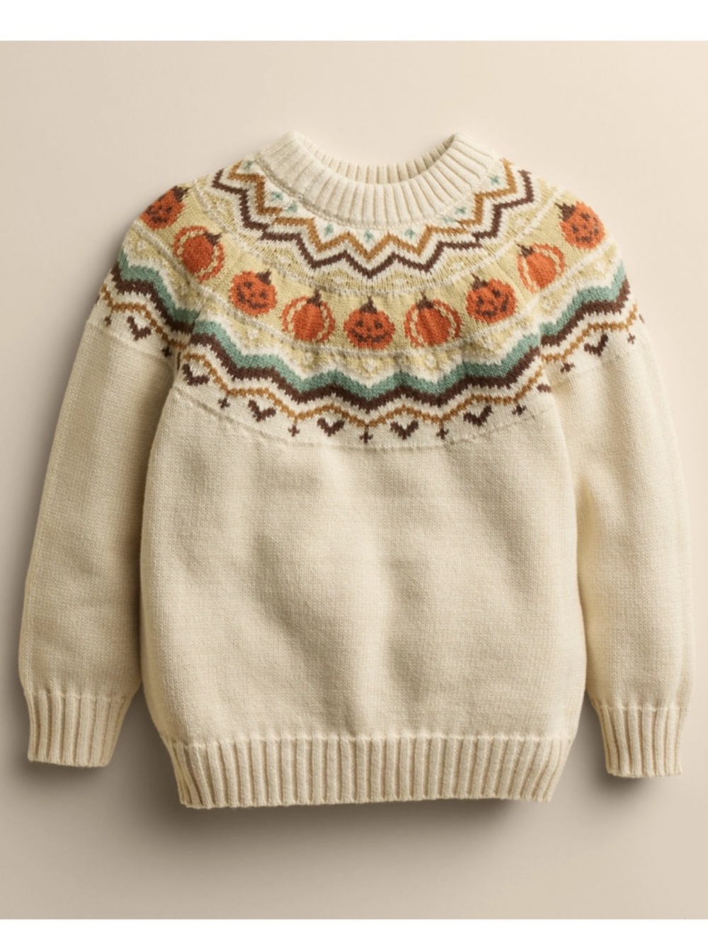 Little Co. by Lauren Conrad Sweater Jersey knit fall pumpkins size 2T NWT